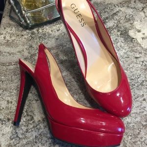 Beautiful ,Hot red Sling back Heels💃